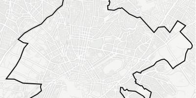 Mapa de koukaki Atenas