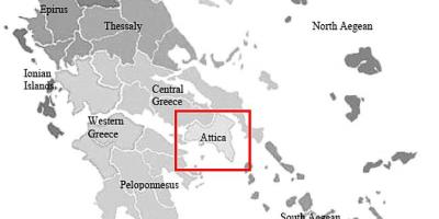Attica mapa